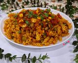 عکس مرحله 9 از دستور ماکارونی سبزیجات😋