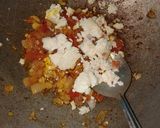 A picture of step 3 of Paneer veg.