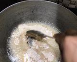 A picture of step 1 of Aate ka Halwa(wheat flour).