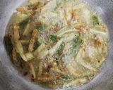 A picture of step 3 of Kurkuri bhindhi.