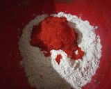 A picture of step 4 of Tricolor Thepla.