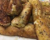 A picture of step 2 of Keto mozzarella sticks.
