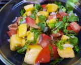 A picture of step 5 of Simple mango salsa.