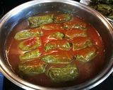 Foto del paso 11 de la receta: Hojas de parra rellenas con mix de carne y arroz Bomba