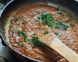 A picture of step 11 of Raw cashew spicy curry.