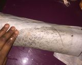 A picture of step 12 of Chocolate Swiss roll cake.
