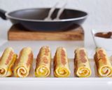 Foto del paso 3 de la receta Torrijas enrolladas rellenas sin freír para la Semana santa| @DarixLAB