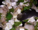 A picture of step 2 of Chilli Paneer.