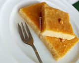 A picture of step 9 of Egyptian style basbousa.