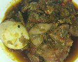 A picture of step 7 of Ayamase sauce.