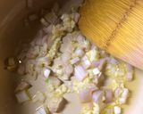 A picture of step 1 of Wild garlic, spinach and potato soup.