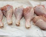 A picture of step 1 of Lemon Chicken Drumsticks with Brown Rice & Vegetables.