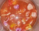 A picture of step 1 of Mutton Dalcha.
