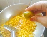 A picture of step 3 of Lemon Rice.