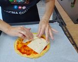 Foto del paso 2 de la receta Milhojas de Tortilla, Jamón y Queso