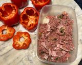 Foto del passaggio 2 della ricetta Peperoni ripieni nel BBQ mia versione