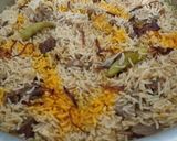 A picture of step 12 of Yakhni polao restaurant style 😋😋.