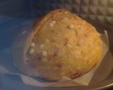 Foto langkah ke 20 dari resep Kunyit Chili Flakes Cheese Sourdough Bread (Open Bake Method).