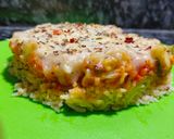 A picture of step 9 of Rice Lasagna.