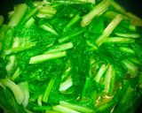 Hình bước làm 3 của món Cải xanh xào thịt