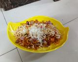 A picture of step 4 of Veg aata maggi bhel.