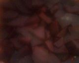 A picture of step 5 of Chuqandar gosht.