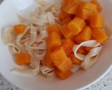 A picture of step 5 of My little Sweet Tagalitti Veg Lunch 😁.