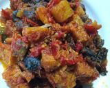 Foto langkah ke 5 dari resep Sambal Kentang Ati Ampela Extra Pedas.