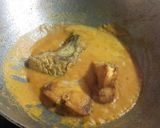 A picture of step 7 of Fish Korma.