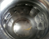 A picture of step 2 of Kadhi Chawal.