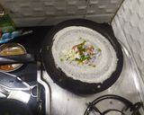A picture of step 2 of Cheese mayonnaise dosa.