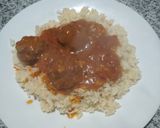 Foto del paso 5 de la receta: Albóndigas con arroz salteado 😋🇺🇾