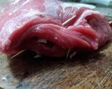 Foto del paso 2 de la receta: Colita de cuadril con verdeo y panceta