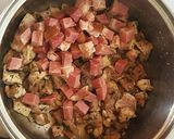 Sonkás -tejszínes csirkével töltött leveles buci recept fázis 1 fotója