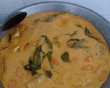 Foto langkah ke 5 dari resep Gulai udang tahu tempe pedas.