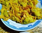 Hình bước làm 3 của món Hoành thánh nước lèo và hoành thánh chiên