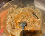 A picture of step 1 of Vegan burger.