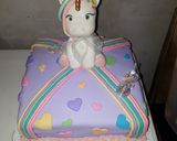 Foto del paso 1 de la receta: Torta Unicornio🦄cumple de mi Princesita menor💖