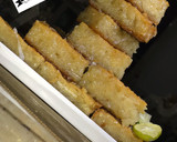 A picture of step 6 of Basbousa (The semovita cake).