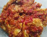 Foto langkah ke 7 dari resep Balado telur dadar.