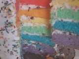 Torta helada arcoíris 🌈