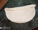 A picture of step 3 of Malabar Parantha.