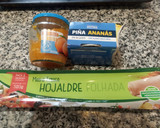 Foto del paso 1 de la receta: Hojaldre de mermelada y piña