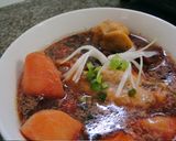 Hình bước làm 4 của món Gà hầm rau củ