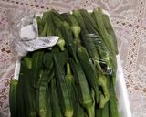 Foto langkah ke 1 dari resep Tumis sayur okra Tuna ala arabi.