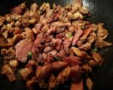 A picture of step 2 of Pasta and Chicken in Creamy Chipotle Sauce.