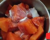 A picture of step 1 of Papaya Pudding.