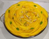 A picture of step 8 of Mango custard tart.