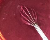 A picture of step 3 of Pink/Beetroot Chilla.