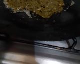 A picture of step 2 of Saag with egg.